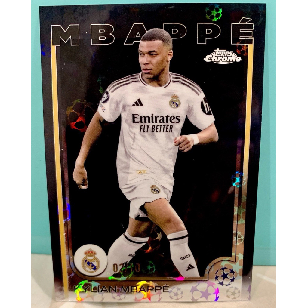 Hộp thẻ bóng đá Topps Chrome UEFA Logofractor 2024/25