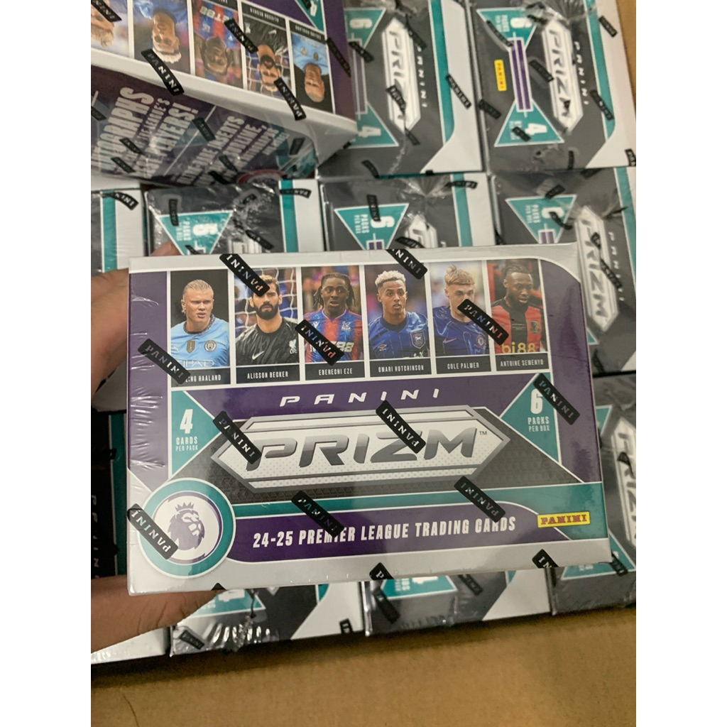 Hộp thẻ bóng đá Panini Prizm EPL 2024/25 Blaster Box
