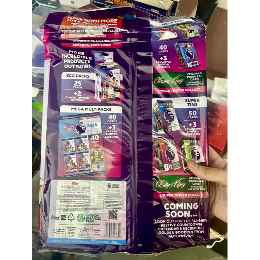 Gói thẻ cầu thủ Topps Premier League Starter Pack 2025/26