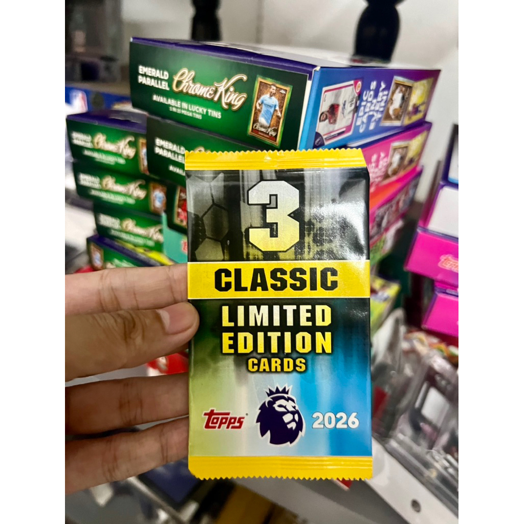 Gói thẻ bóng đá Limited Editon Topps Premier League 2025/26