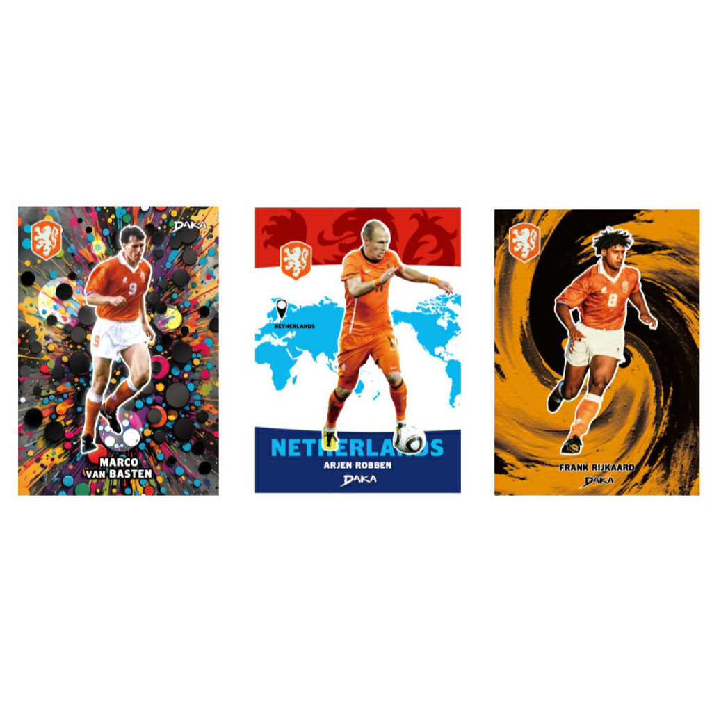 Hộp thẻ bóng đá Daka Hà Lan Netherlands Box 2024/25