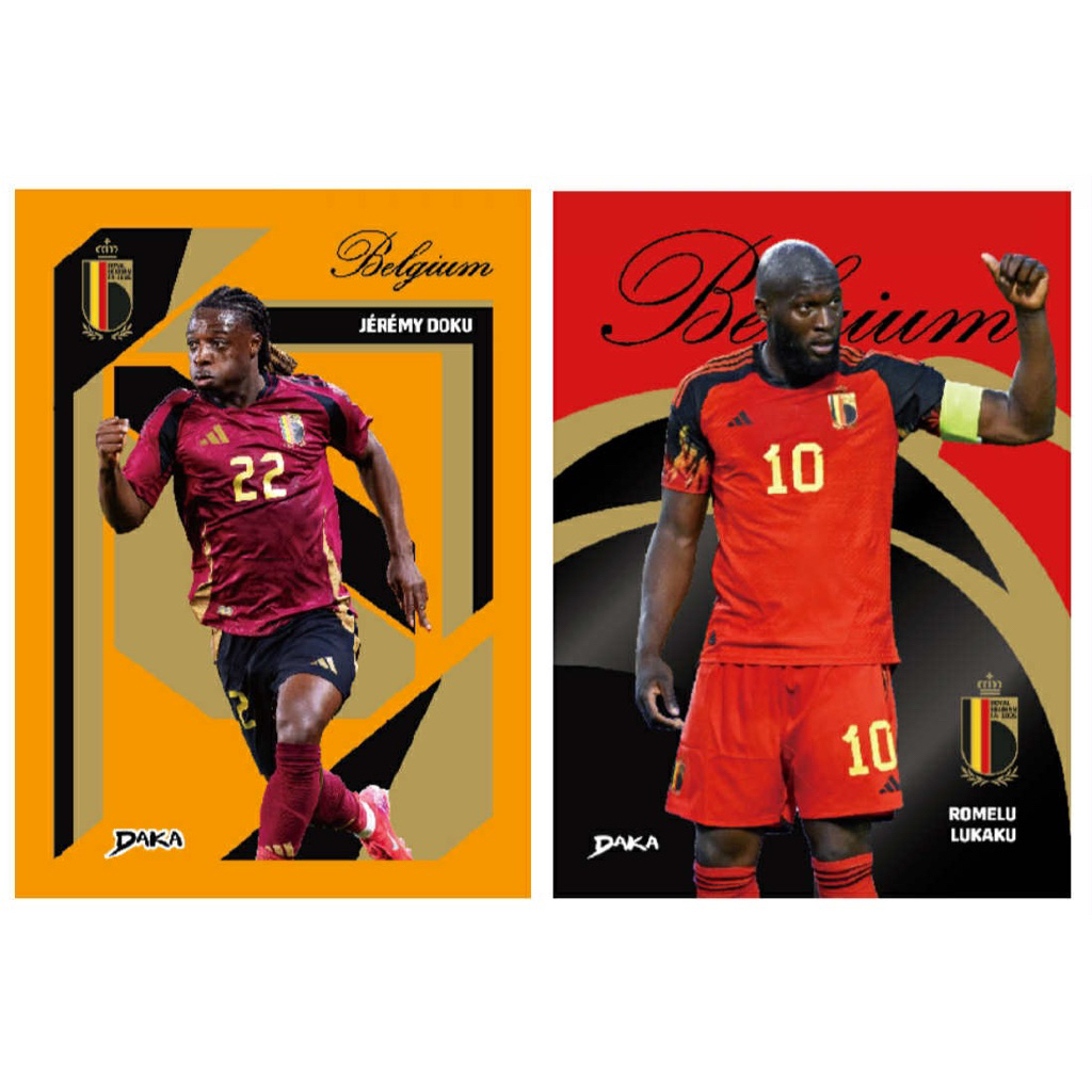 Hộp thẻ bóng đá Daka Bỉ Belgium Box 2024/25