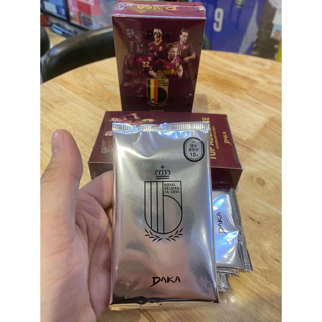 Gói thẻ bóng đá Daka Bỉ Belgium Pack 2024/25