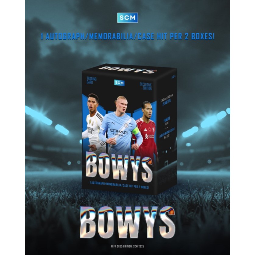 Hộp thẻ bóng đá SCM BOWYS 2025/26 BOX