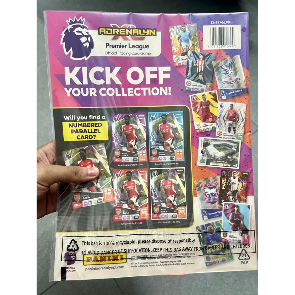 Gói thẻ bóng đá Multipack Kickoff Panini Adrenalyn XL 2024/25