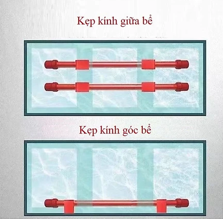 KẸP ĐÈN ỐNG CHIẾU SÁNG BỂ CÁ – SIZE 18MM / 25MM / 32MM