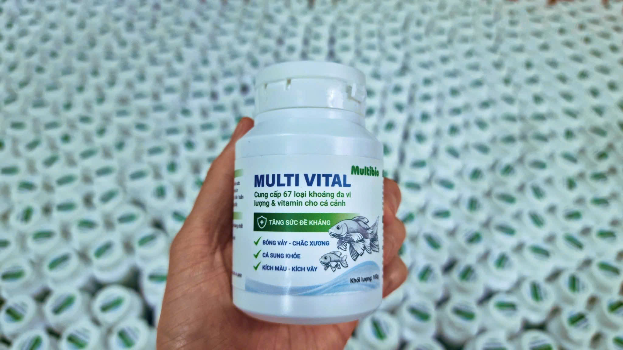 🐠 BỘ SẢN PHẨM CHĂM SÓC CÁ CẢNH CHUYÊN NGHIỆP MULTIBIO - TH UỐC TÍM - KHOÁNG MULTI VITAL - VITAMIN C🐠