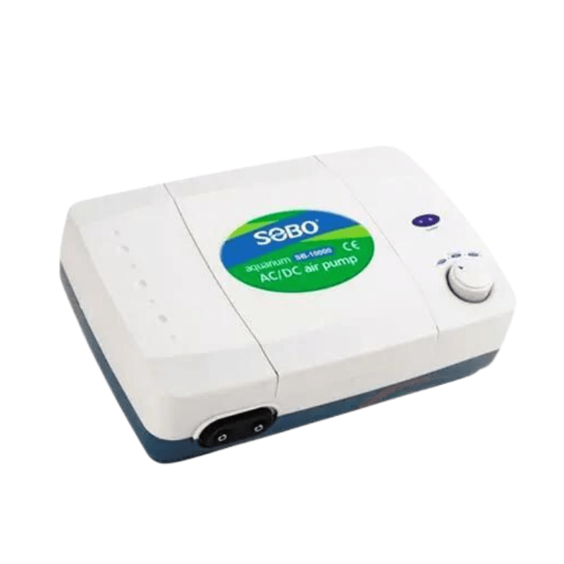 Máy Sủi Khí Oxi Tích Điện 2 Vòi SOBO SB-10000 cho hồ cá