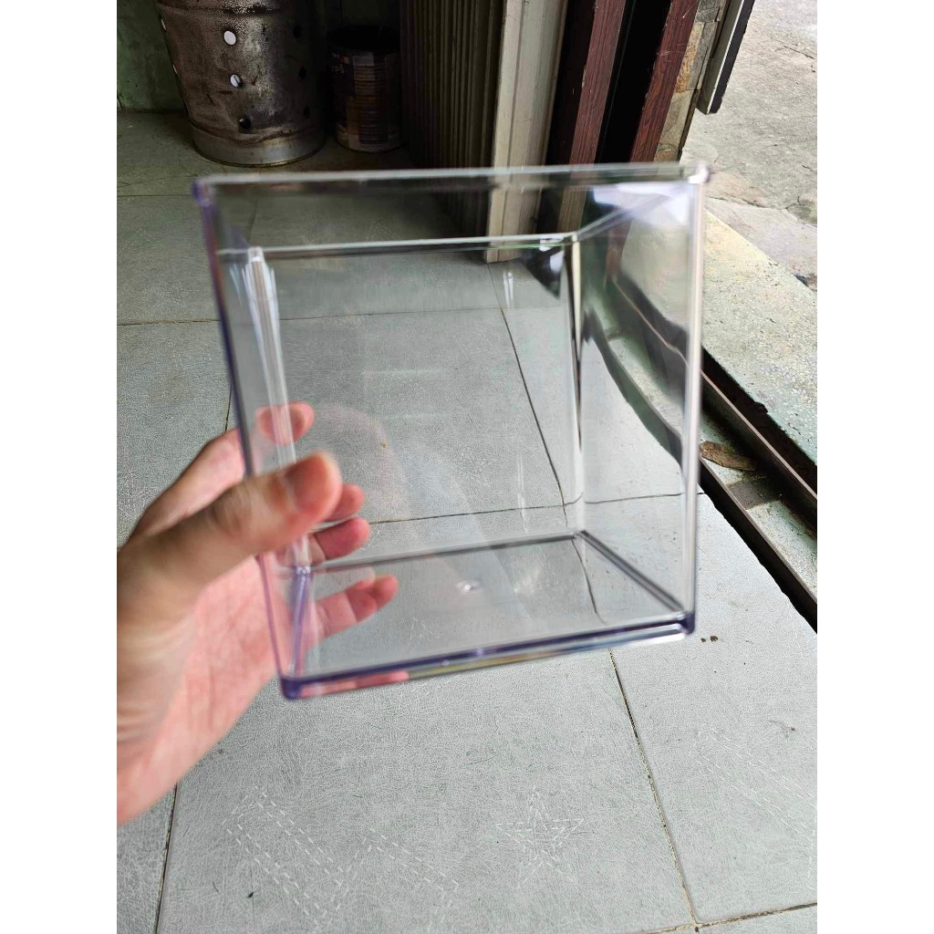 🐠 Hồ Cá Nhựa Trong Cao Cấp 15x12x15 nuôi cá betta, guppy, thủy sinh.🐠