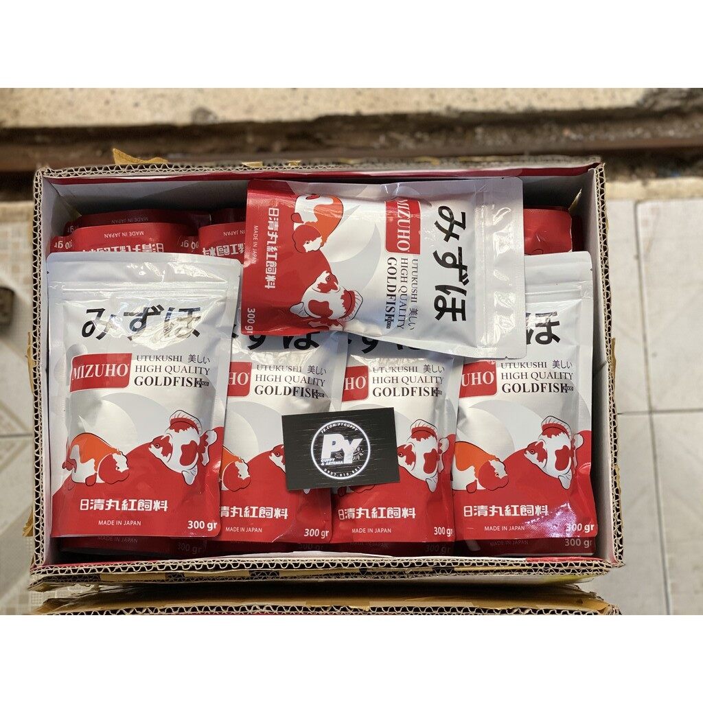 🐟 TỔNG HỢP TẤT CẢ CÁM MIZUHO 50G – 180G – 300G – 500G CAO CẤP CHO CÁ CẢNH