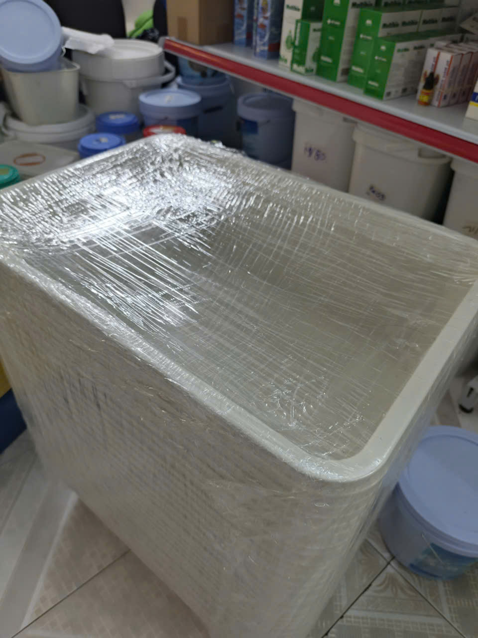 Khay Nhựa 20 Lít Nhiều Màu Nuôi Cá , Khay Ép Cá Kích Thước 50x36x16 cm