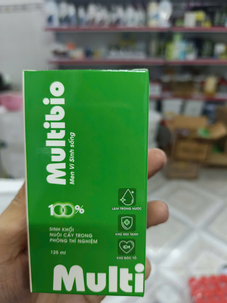 Vi Sinh Multibio - Khử mùi hôi tanh, làm trong nước thật nhanh