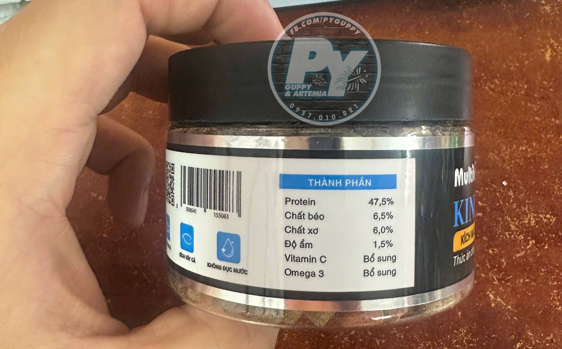 Multibio KING CHANNA – Kích Màu Xanh – Đỏ – Vàng (60g)