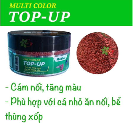 Cám Multibio - Thức ăn lên màu dành cho cá nhỏ Neon, bảy màu