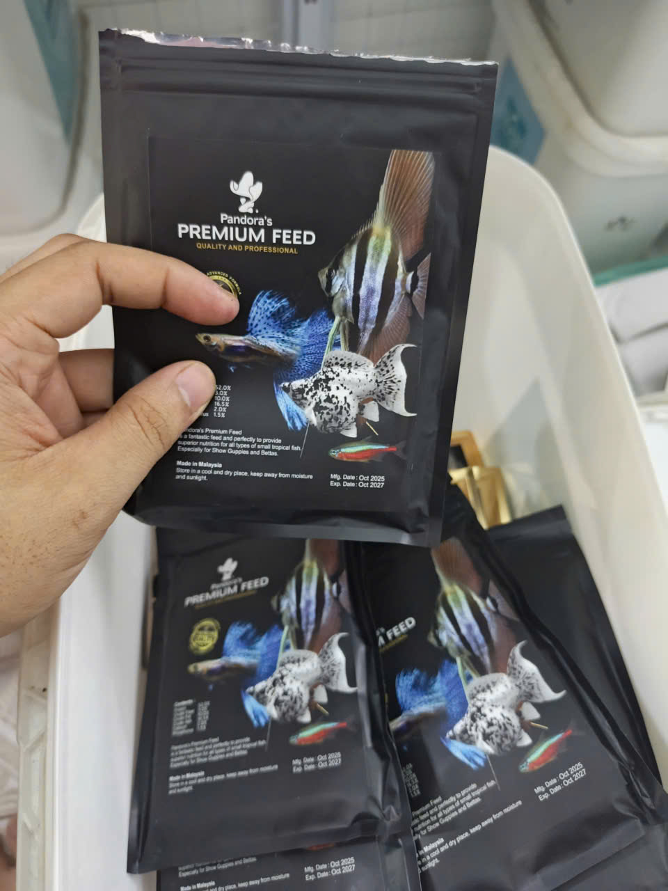 CÁM PANDORA – Siêu phẩm thức ăn cho cá bảy màu đến từ Malaysia