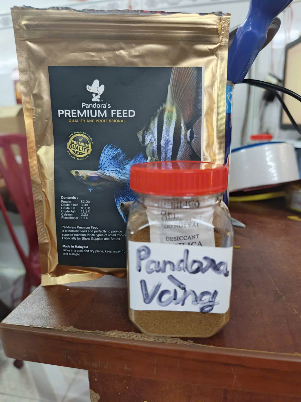 CÁM PANDORA – Siêu phẩm thức ăn cho cá bảy màu đến từ Malaysia