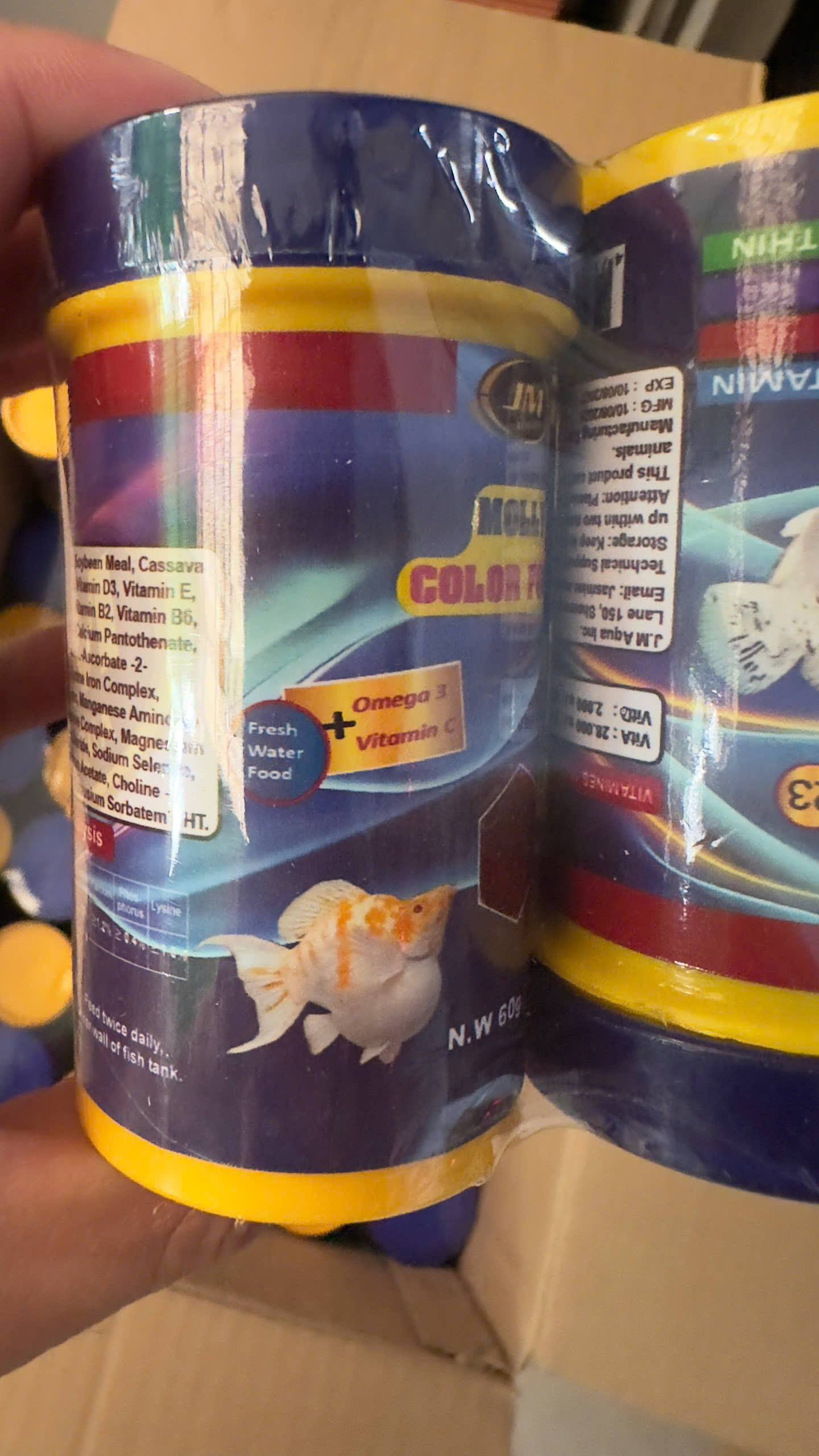 Cám JM MOLLY Color Food chuyên dụng cho cá Molly - Tăng màu tăng size siêu nhanh