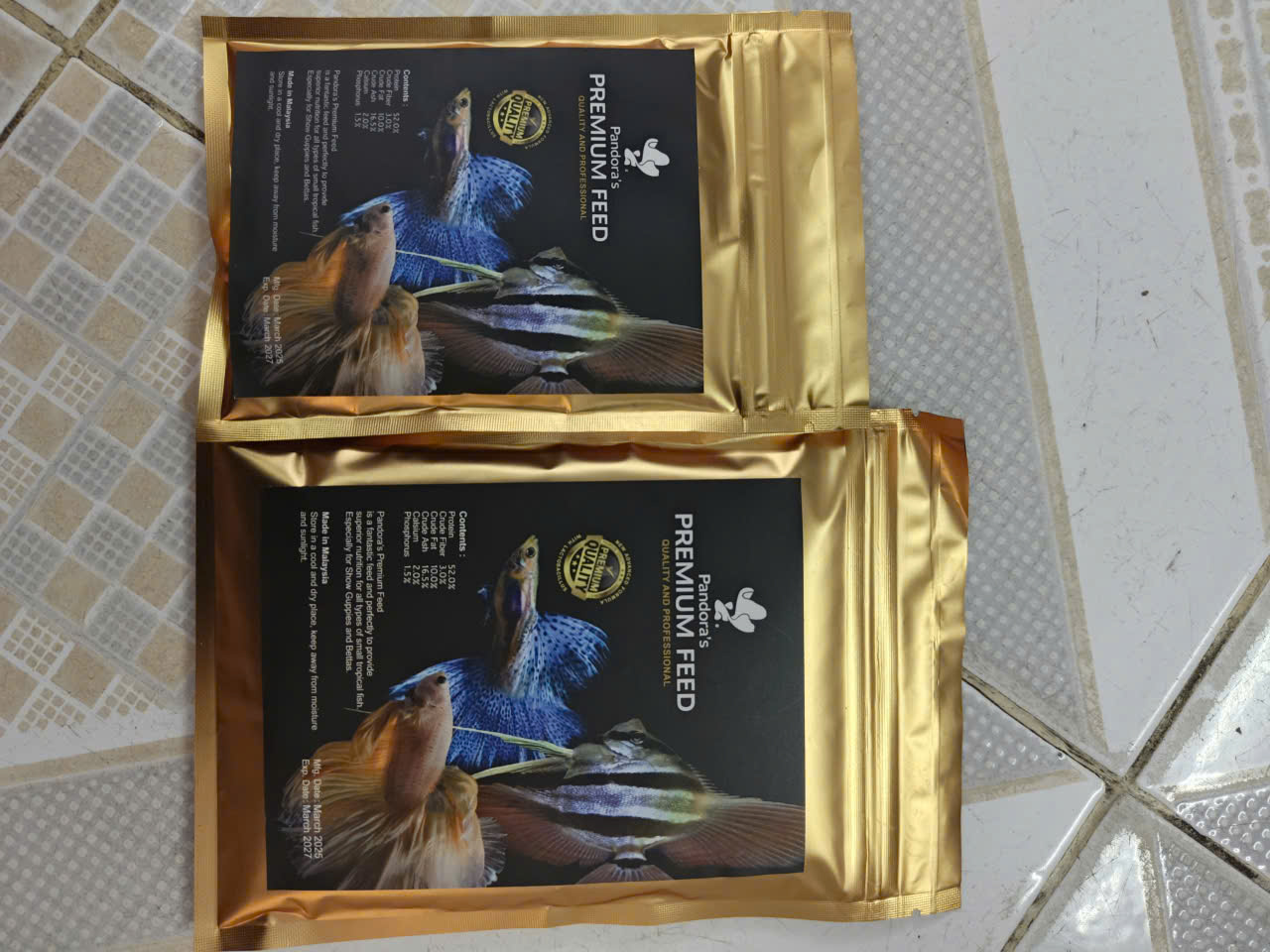 CÁM PANDORA – Siêu phẩm thức ăn cho cá bảy màu đến từ Malaysia