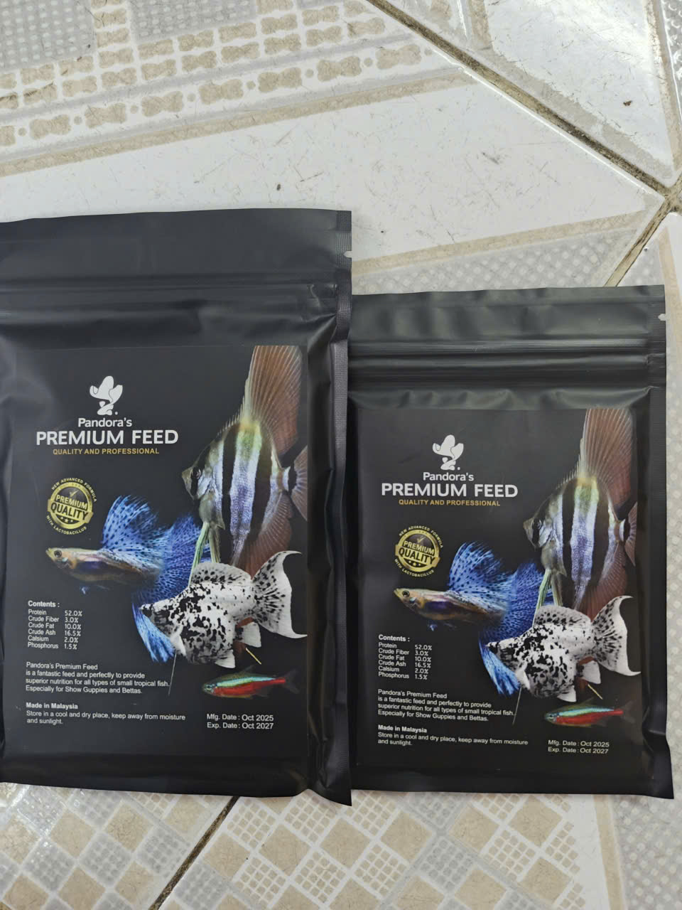 CÁM PANDORA – Siêu phẩm thức ăn cho cá bảy màu đến từ Malaysia
