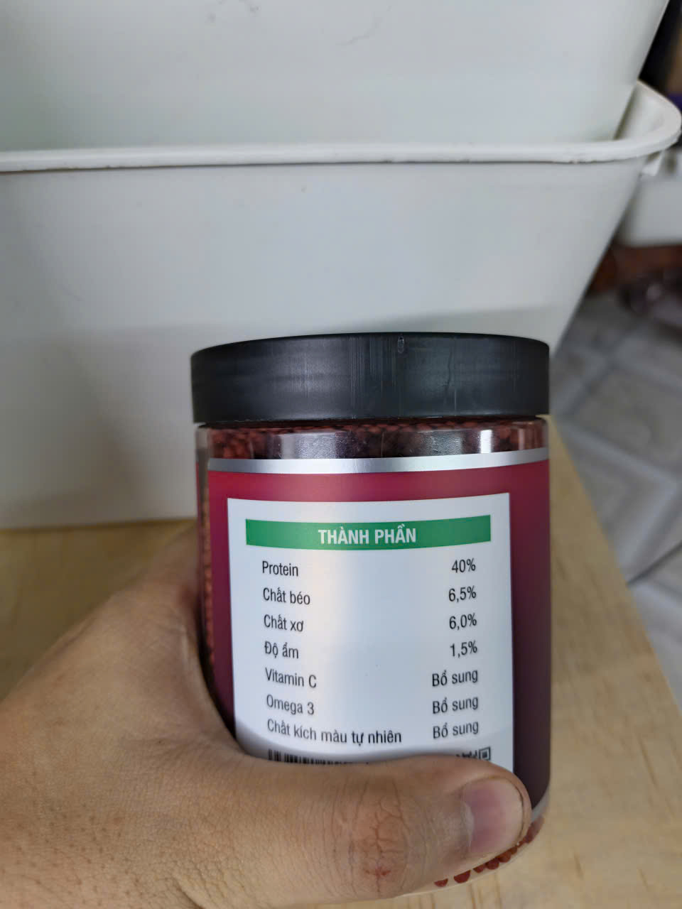 Cám kích đỏ Super Red Multibio Butterfly Carp