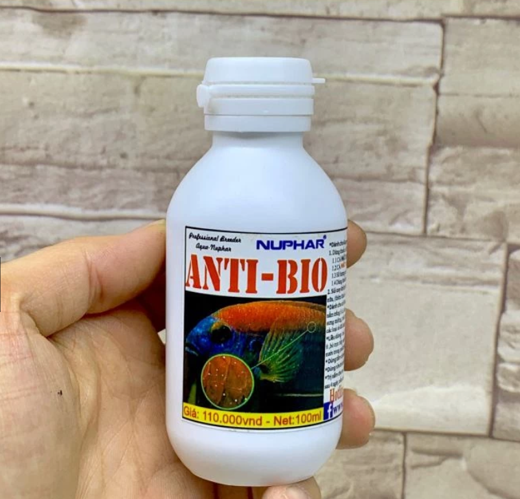 men vi sinh Anti-Bio xử lý túm lắc cho cá của Nuphar
