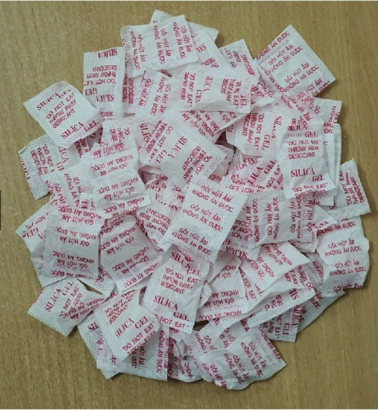 Bao 1kg ~ 1000 túi hút ẩm thực phẩm