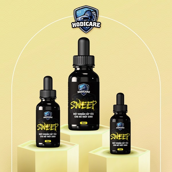🐠 🐠 SWEEP (HODICARE) sản phẩm xử lý cá cảnh bị nấm, bỏ ăn, lờ đờ, xuất huyết, cắt tảo,...🐠 🐠