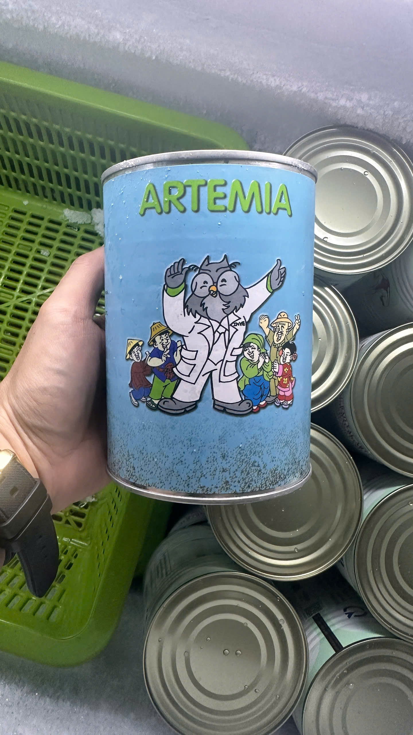 Trứng Artemia Mỹ Inve Cú Xanh 2 * Sao( TLN 85% )
