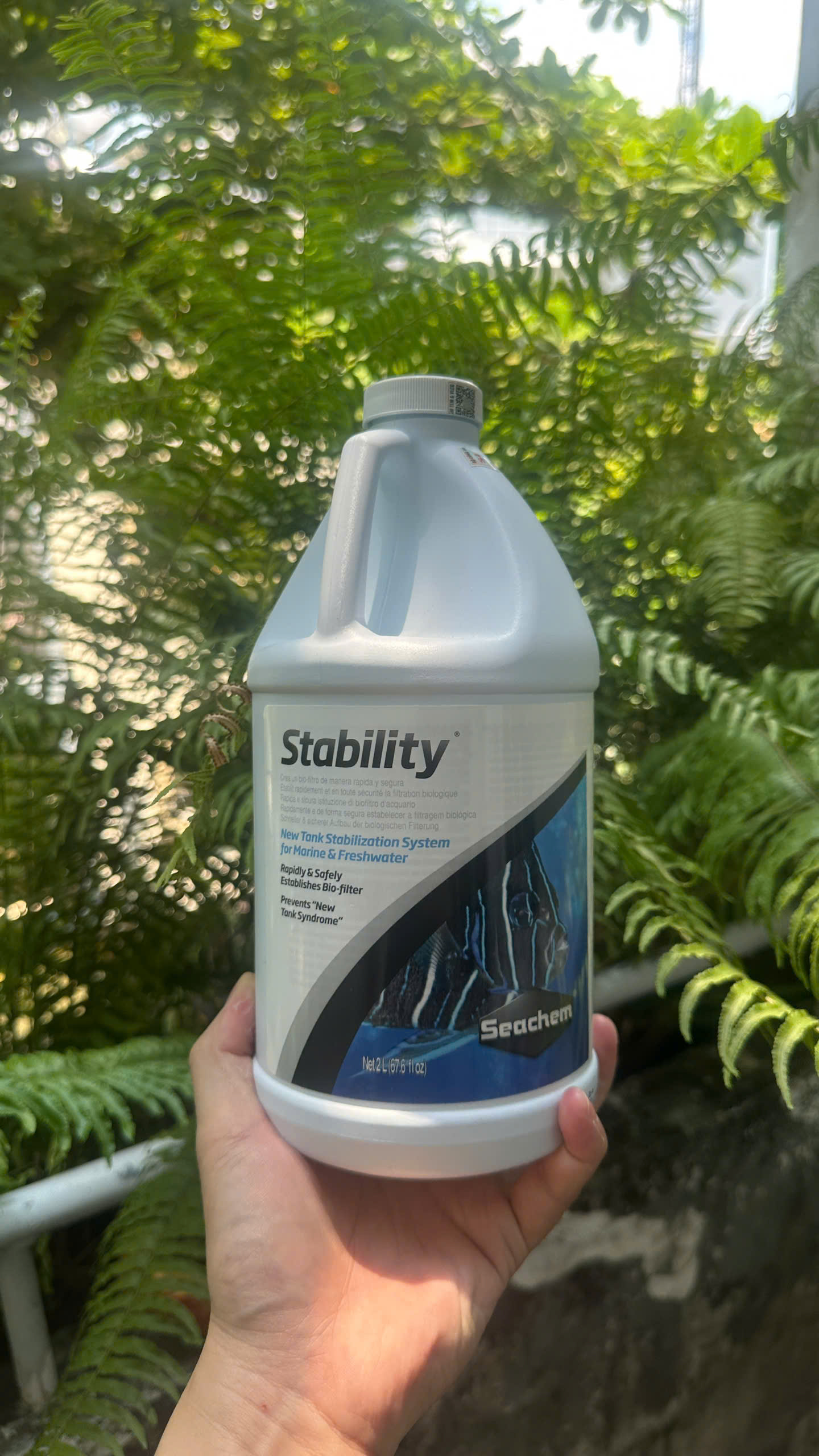 Vi sinh nước Seachem Stability 100ml, 250ml, 500ml, 1L, 2L men xử lý làm trong nước bể cá tép thủy sinh