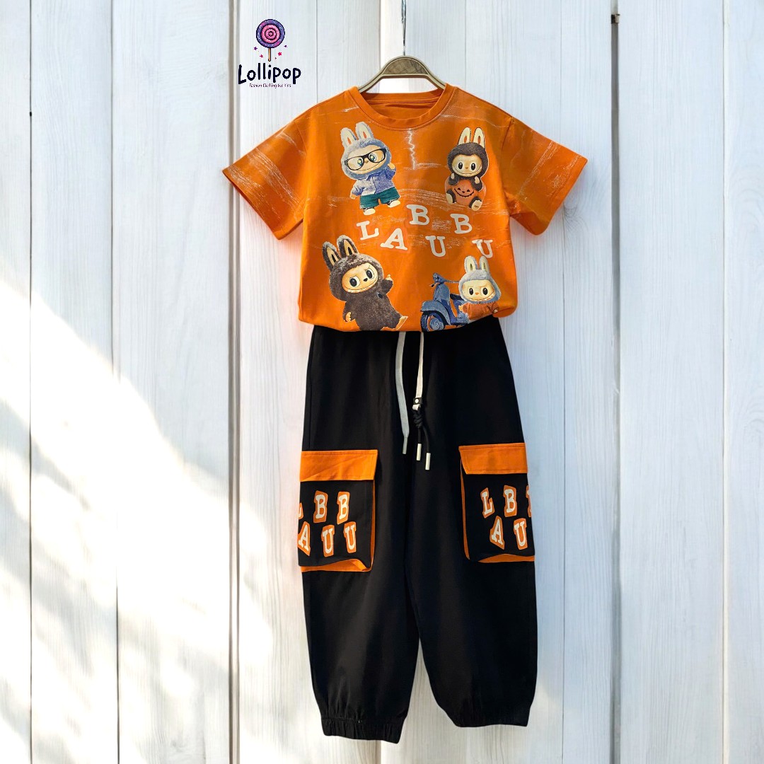 13kg -15 kg Bộ thun bé trai cotton 4 chiều