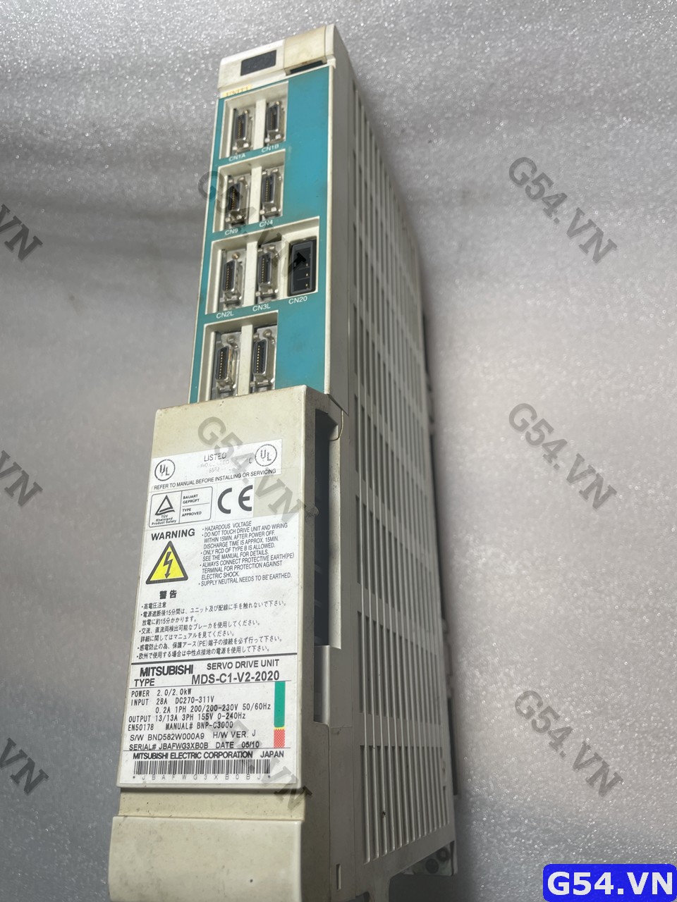MDS-C1-V2-2020 MITSUBISHI SERVO DRIVER UNIT 2.0KW