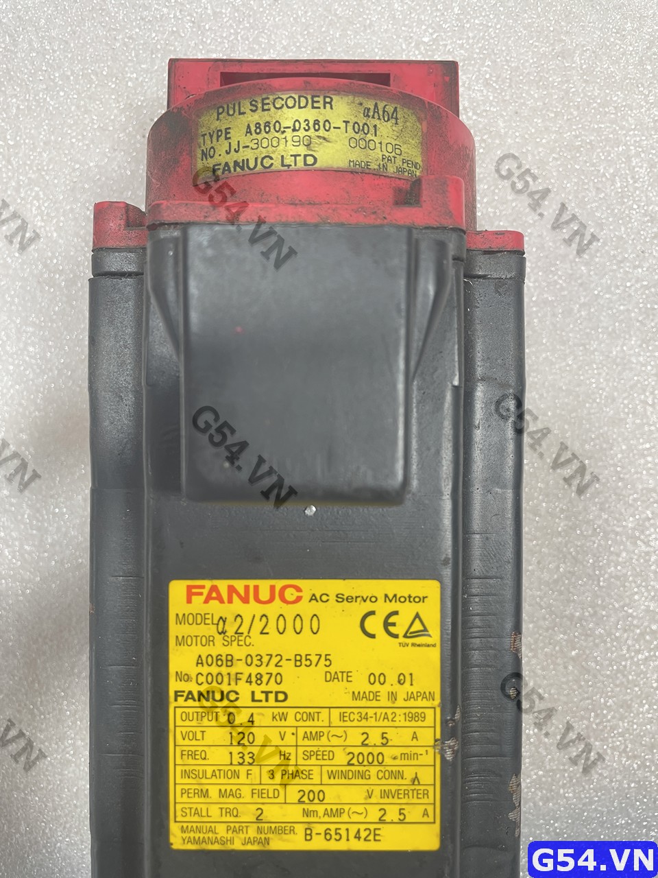 A06B-0372-B575 (a2/2000) AC SERVO MOTOR FANUC