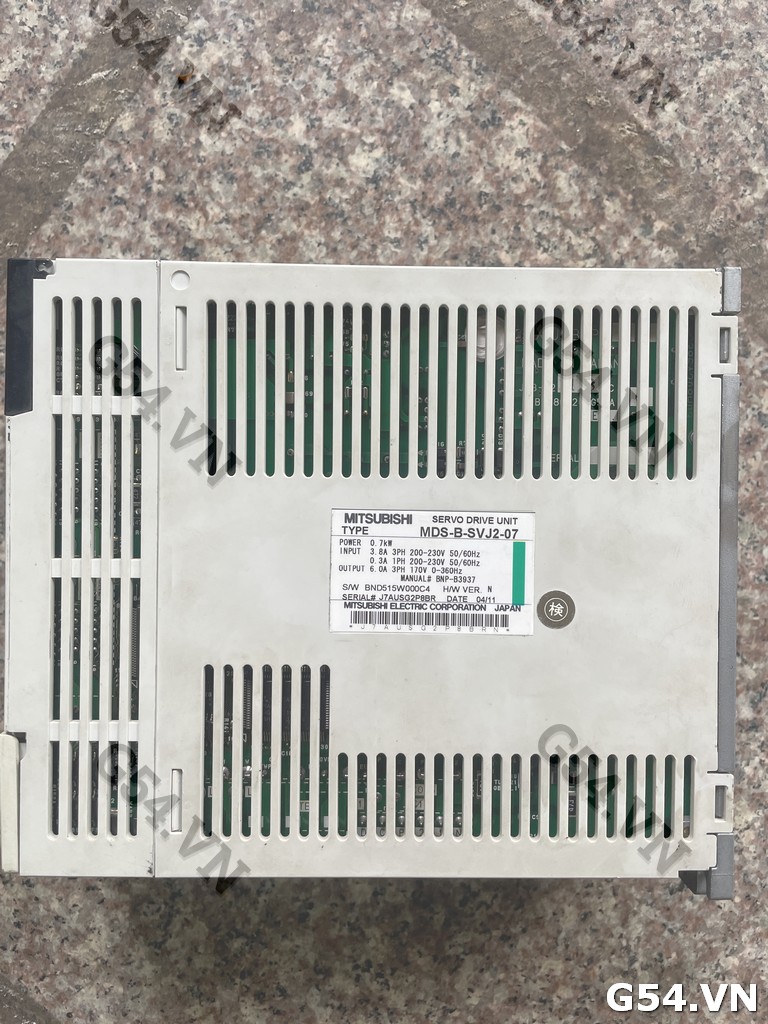 MDS-B-SVJ2-07 MITSUBISHI SERVO DRIVER UNIT ( MÂM DAO TV30,TV40,TV300,TV400)