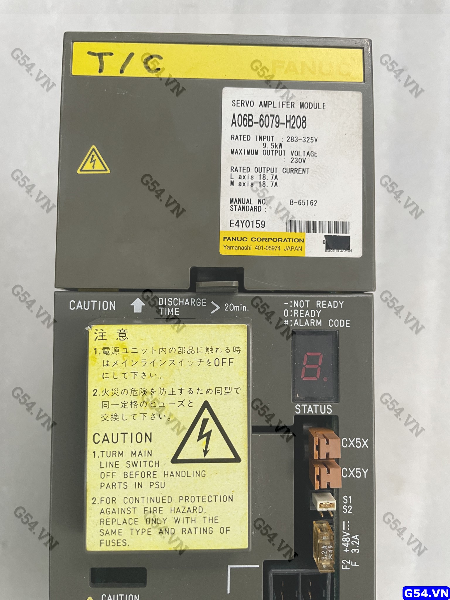Fanuc Servo Amplifier Module A06B-6079-H208