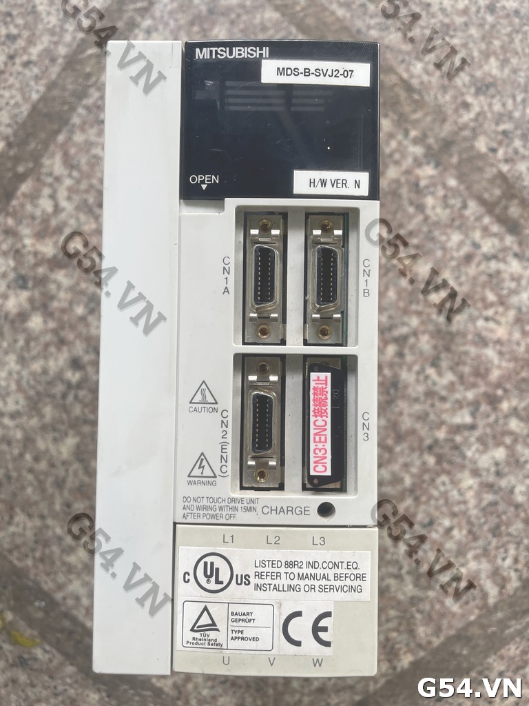 MDS-B-SVJ2-07 MITSUBISHI SERVO DRIVER UNIT ( MÂM DAO TV30,TV40,TV300,TV400)