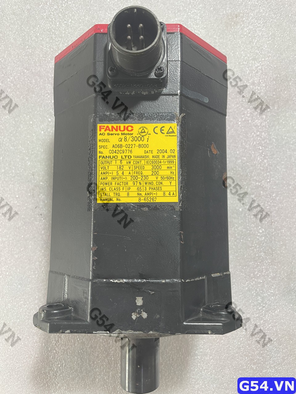 A06B-0227-B000 FANUC AC servo motor a8/3000i