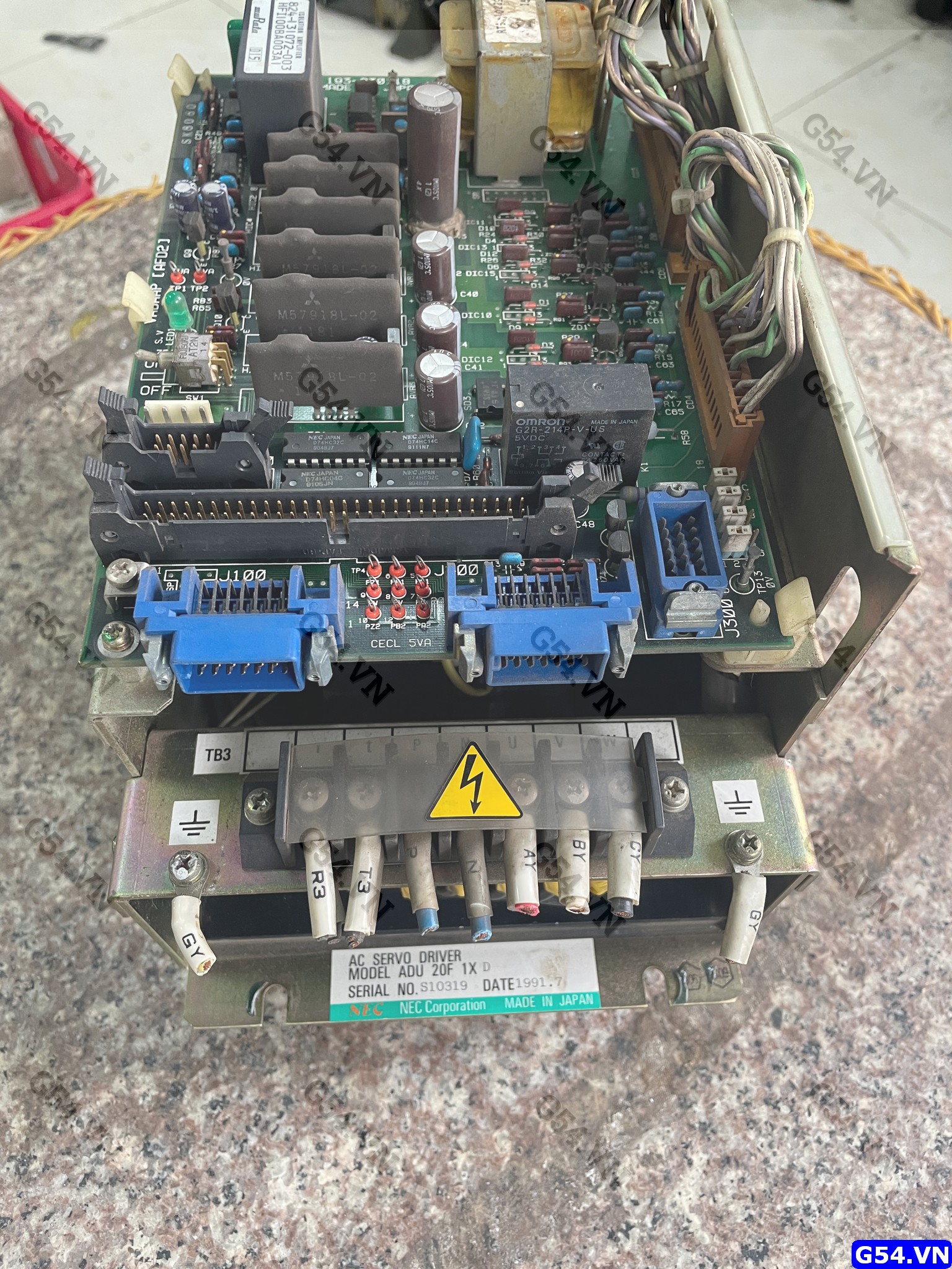 NEC-AC SERVO DRIVER - ADU 20F 1X (SERVO CHO HITACHI SEICOS VK45, VM40...)