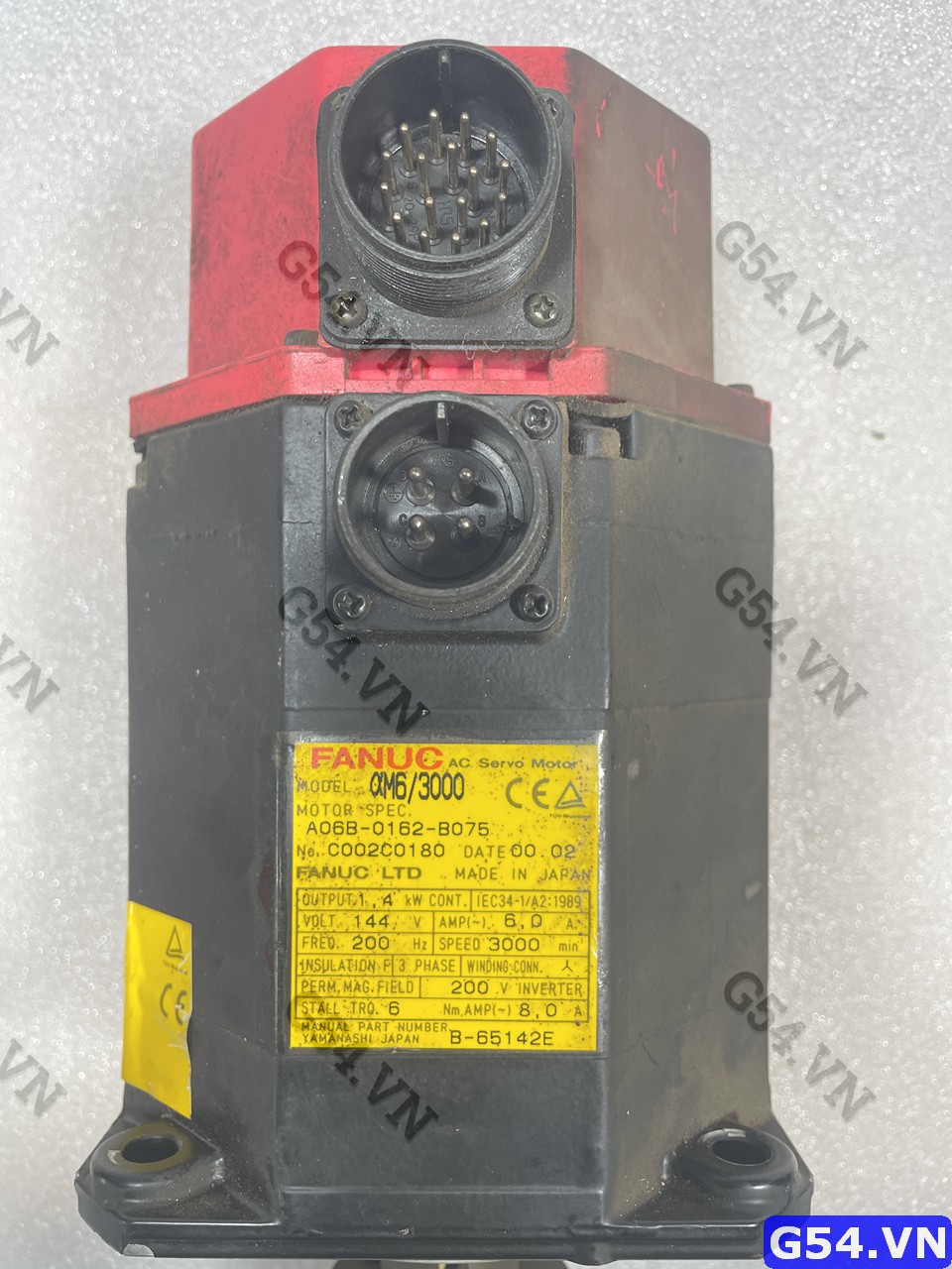A06B-0162-B075 (aM6/3000) AC SERVO MOTOR FANUC