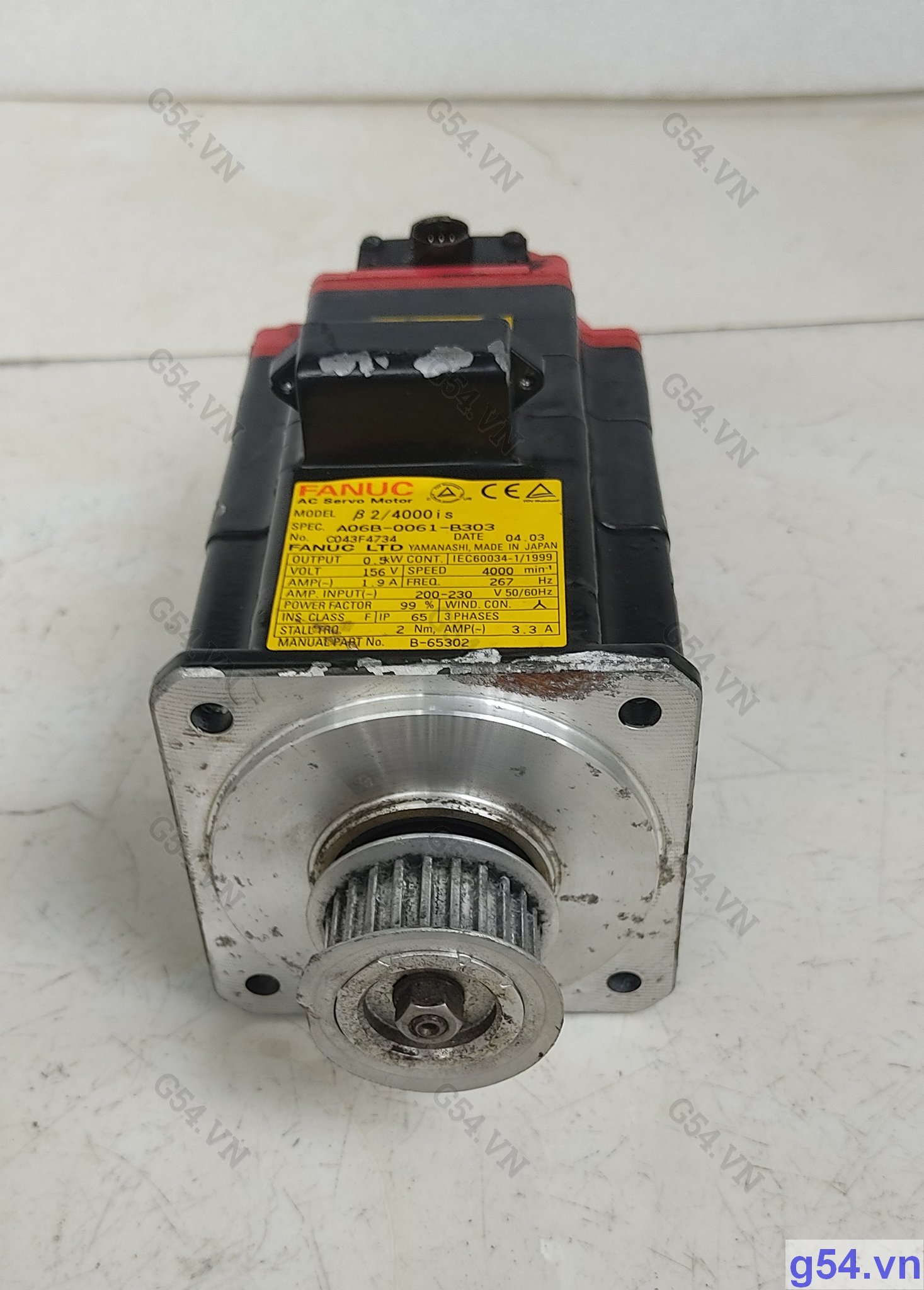 A06B-0061-B303 - Fanuc AC Servo Motor - Used