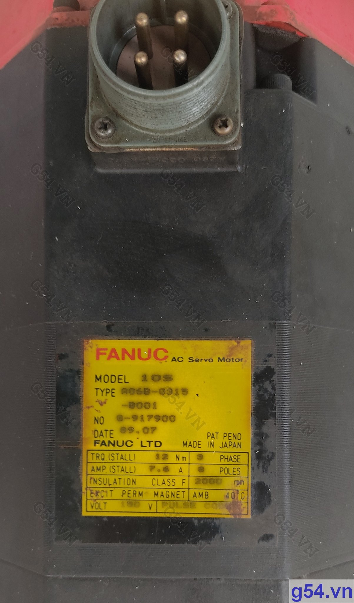 A06B-0315-B001 - Fanuc AC Servo Motor - Used