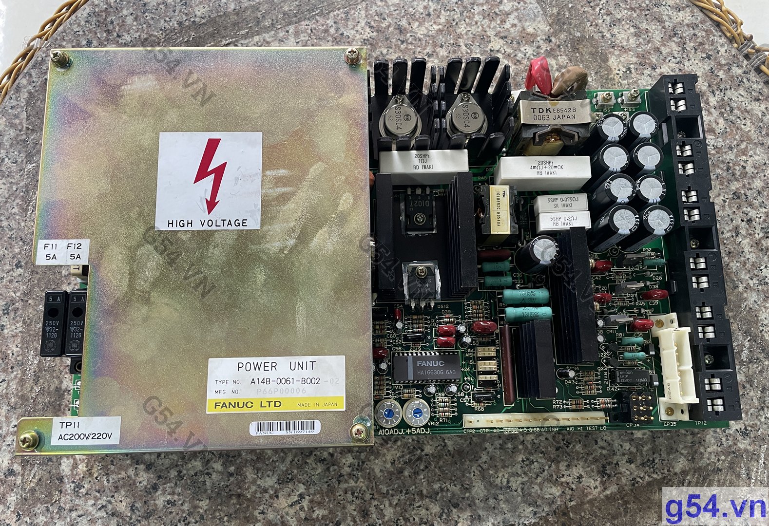 A14B-0061-B002 Fanuc Power Supply Module (Nguồn cho main FANUC 6M) - Used