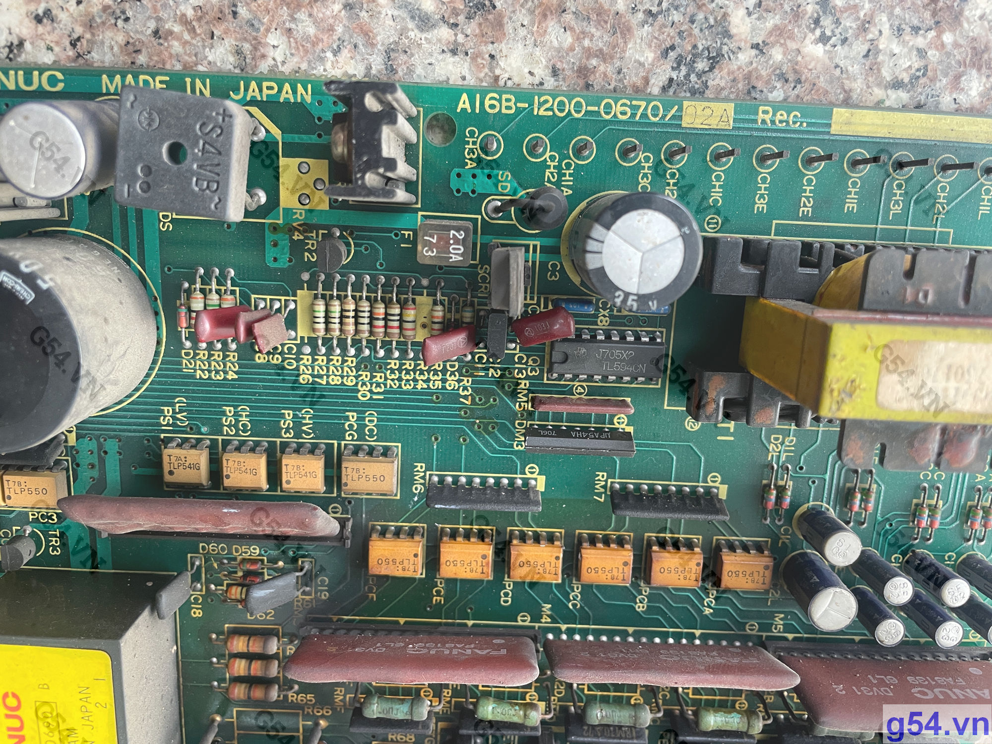 A16B-1200-0670 Fanuc Servo Control PCB - Board điều khiển servo 1 trục