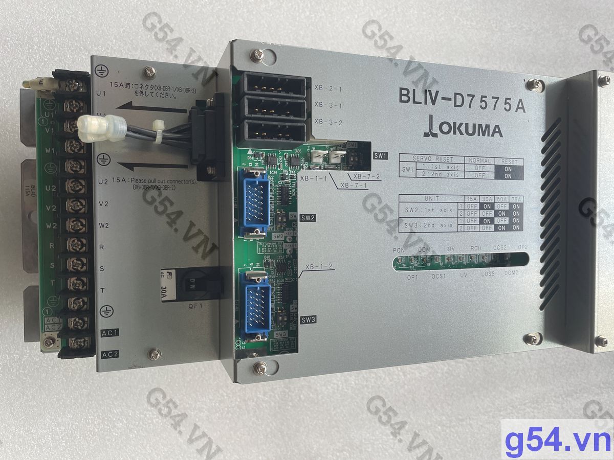 BLIV-D7575A Okuma servo drive, bộ điều khiển Servo 2 trục 75A