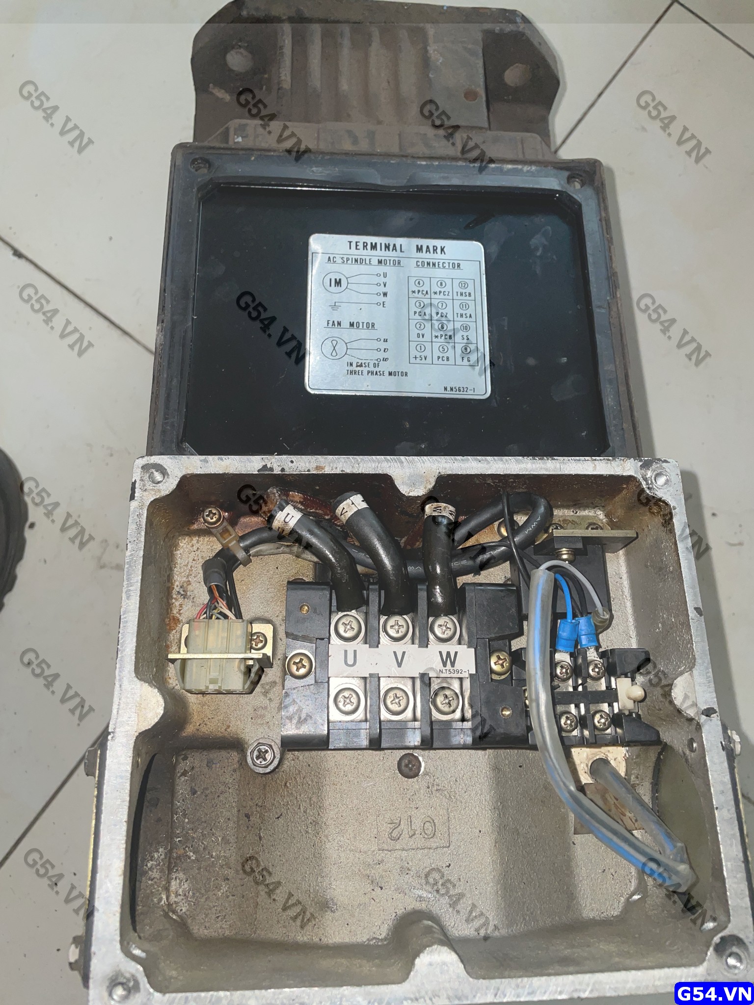 YASKAWA AC SPINDLE MOTOR- 7.5KW- 8000prm- UAASKA-08CZ1