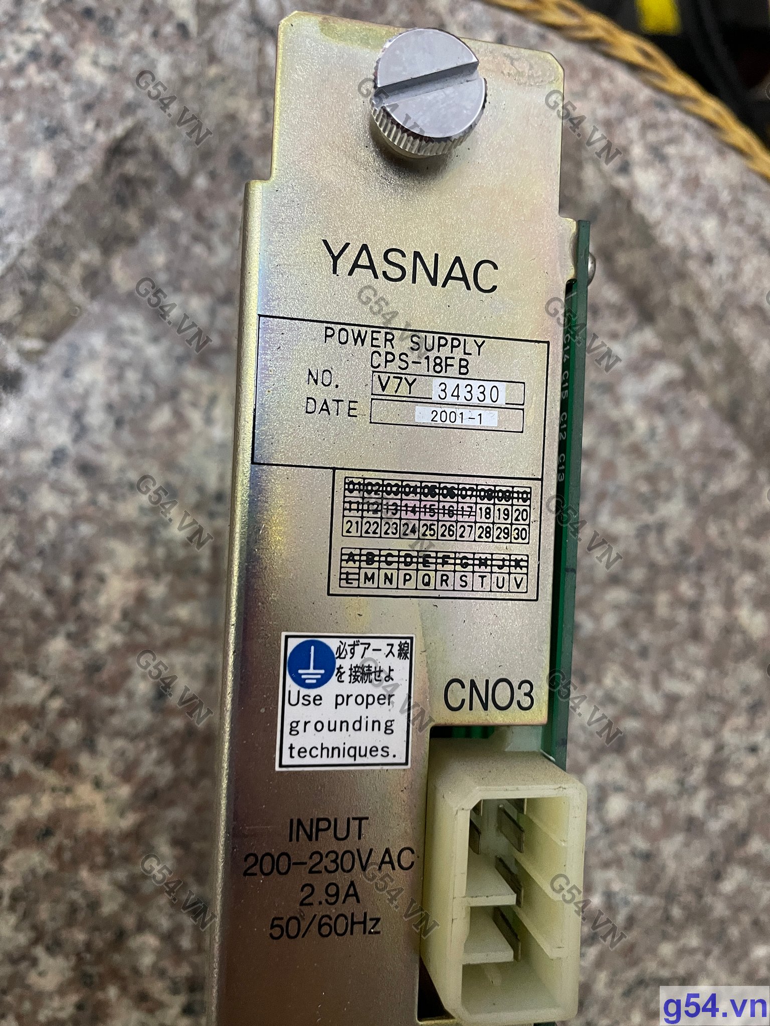 CPS-18FB Power Supply Module cho hệ thống CNC Yasnac J50 - Used