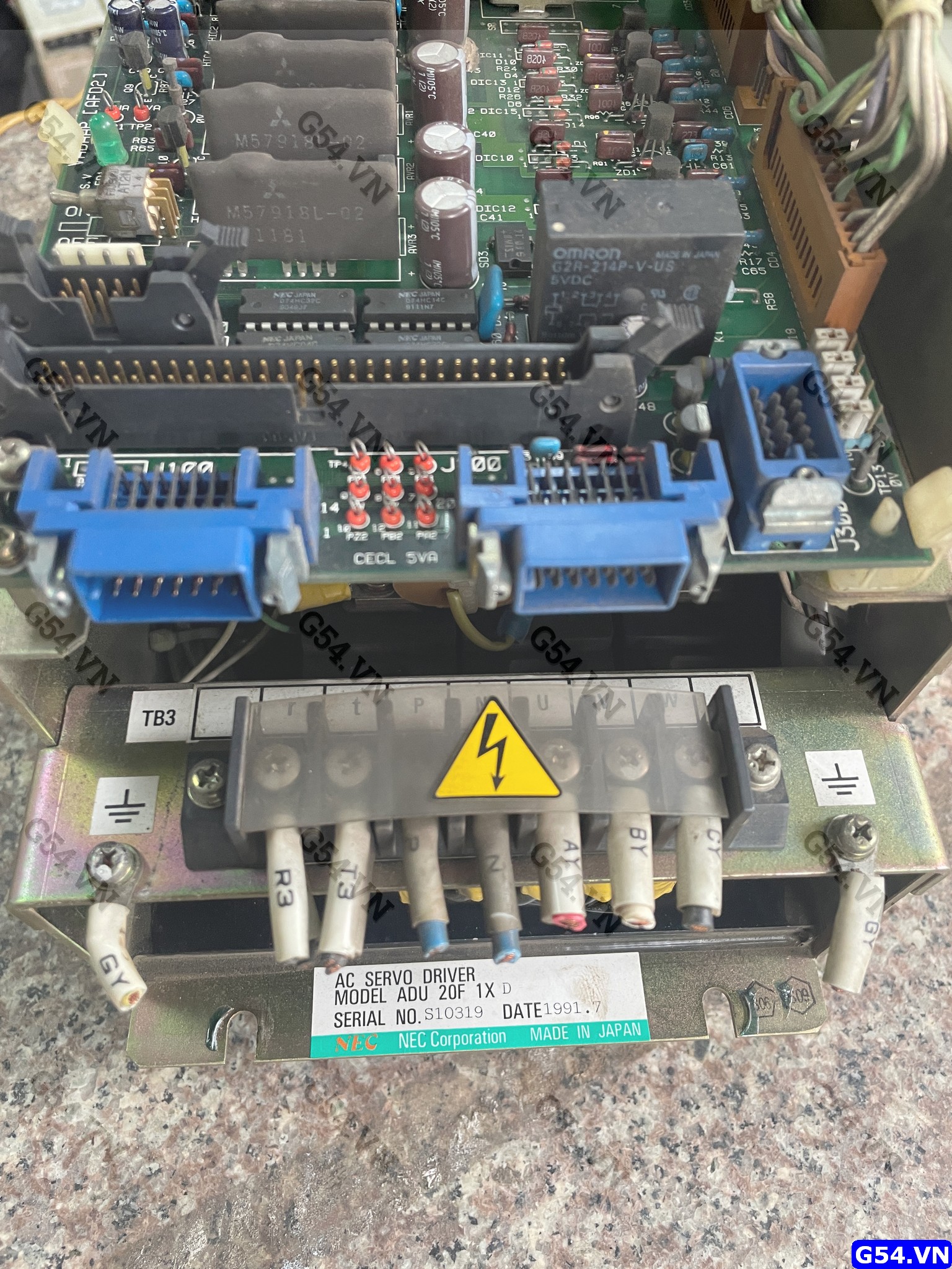 NEC-AC SERVO DRIVER - ADU 20F 1X (SERVO CHO HITACHI SEICOS VK45, VM40...)