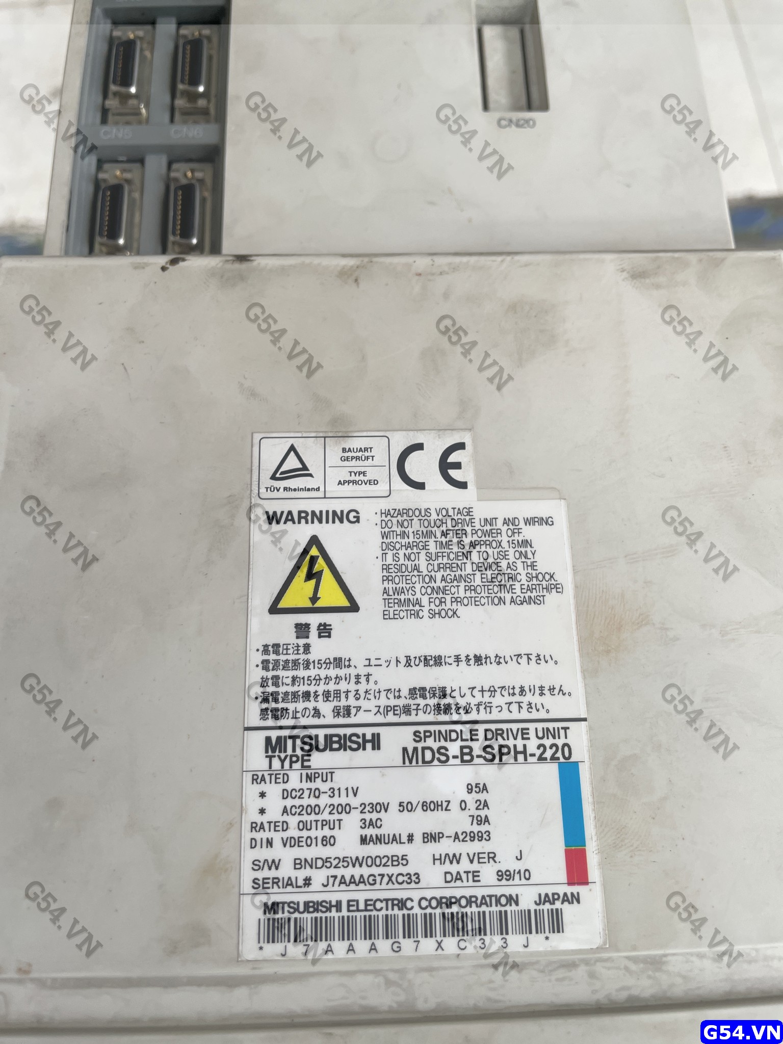 Mitsubishi spindle drive MDS-B-SPH-220