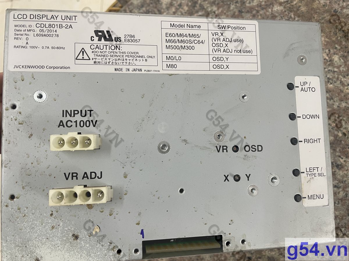 CDL80B-2A Màn hình LCD 9 inch dùng cho các máy CNC M64, M500, M300