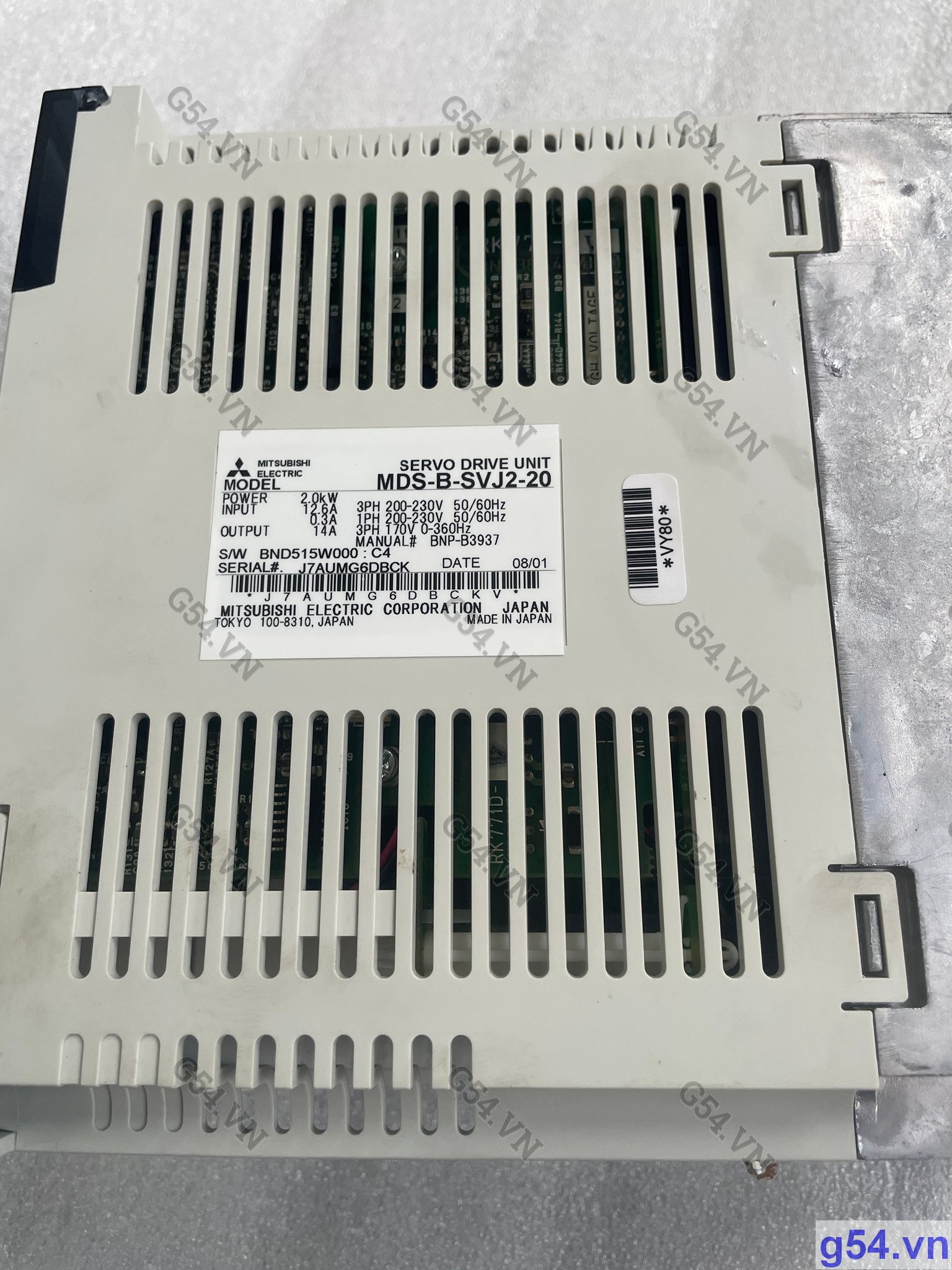 MDS-B-SVJ2-20 - Mitsubishi Servo Drive Unit - Used