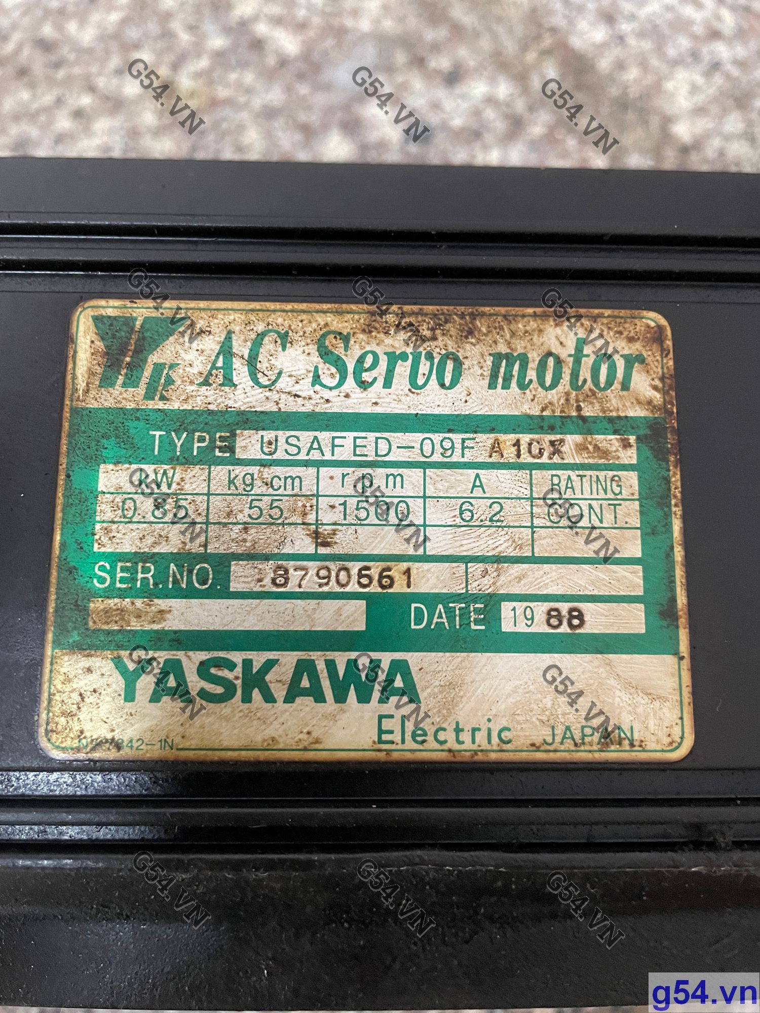 USAFED-09F A10 Yasnac AC Servo Motor (Kèm encoder 600UB01) - Used